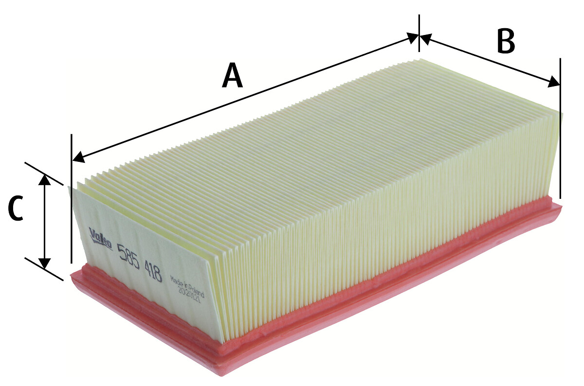 Filtro aria - 585418 VALEO